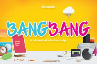 BangBang: A Cute Brush Font That Elevates Handmade Creations