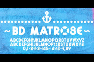 BD Matrose: A Bold Display Font for Impactful Branding