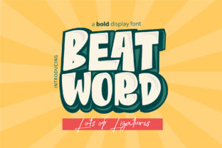 Beat Word: A Playful Display Font for Creative Branding