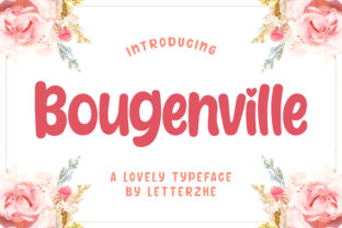 Bougenville: Elevate Your Campaigns with Timeless Display Font