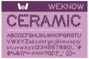 Ceramic Font for Creative Editorial Projects