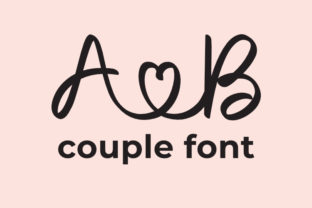 Couple Font for Creative Craft and Design Projects