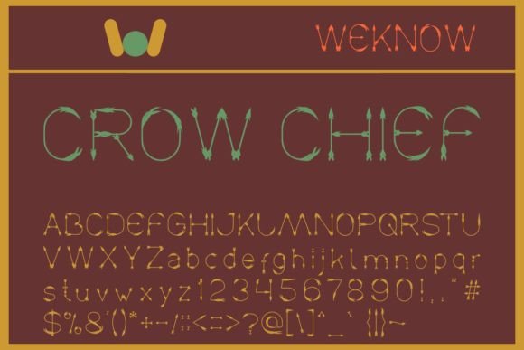 Crow Chief: A Clean Display Font for Modern Editorial Design