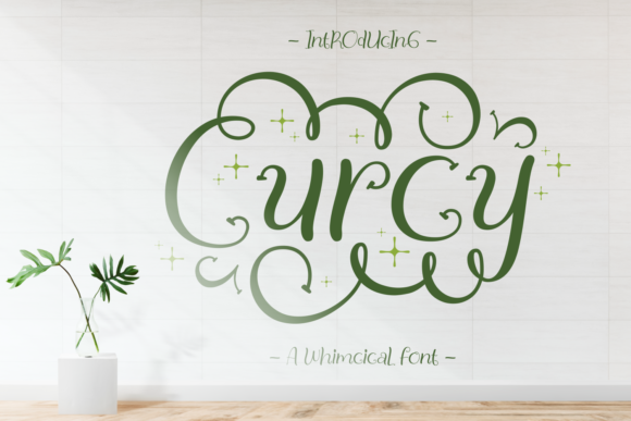 Curcy: A Display Font That Elevates Branding with Style