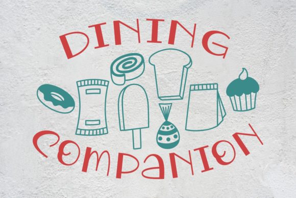Dining Companion: A Timeless Display Font for Editorial Design