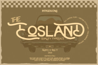 Eosland: A Playful Display Font for Editorial Creativity
