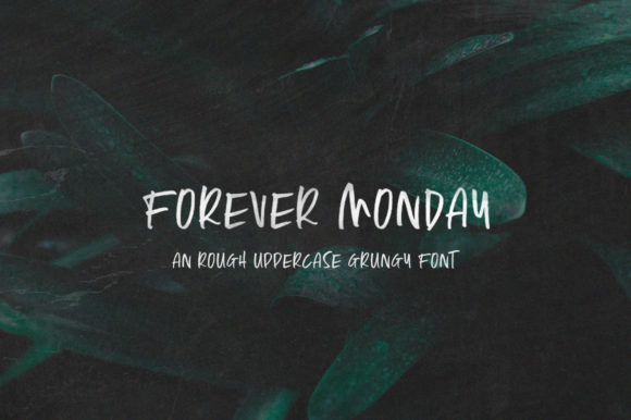Forever Monday: A Modern Display Font for Editorial Design