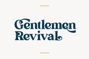 Gentlemen Revival: Elevate Your Brand with a Sophisticated Display Font
