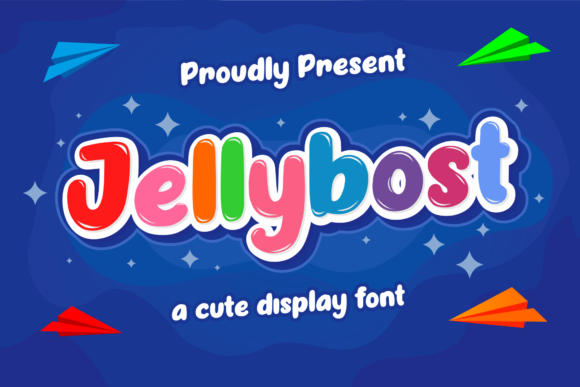 Jellybost: A Friendly Display Font for Modern Editorial Design