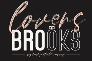 Lovers Brooks Display Font for Branding Projects