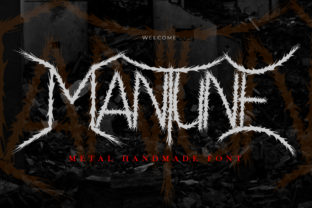 Mantune: The Ultimate Display Font for Death Metal Fans and Digital Marketers
