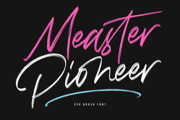 Measter Pioneer: A Brush-Style Display Font for Modern Branding