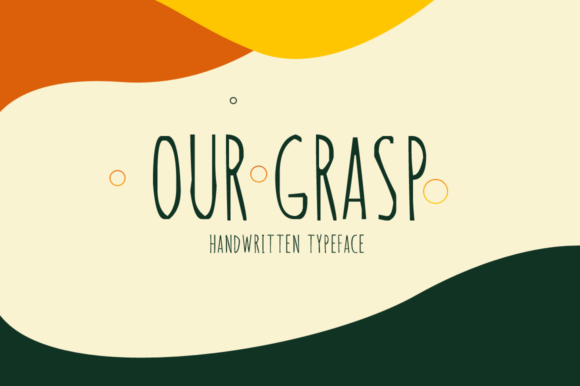 Our Grasp – A Stylish Display Font for Digital Creativity
