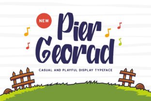 Pier Georad: A Jolly Display Font for Creative Branding