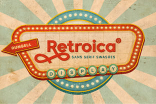 Retroica: A Vintage-Inspired Display Font for Editorial Design