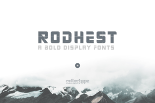 Rodhest: A Futuristic Display Font for Bold Editorial Designs