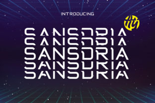 Sandria: A Futuristic Font for Modern Web Design