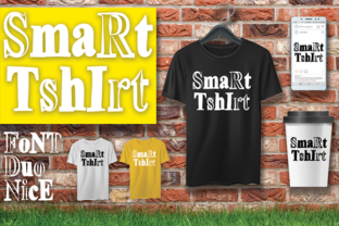 SmaRtTshIrt: A Display Font for Creative Crafters and Product Makers