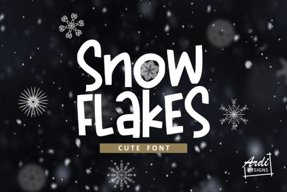 Snowflakes: A Display Font for Creative Web Design