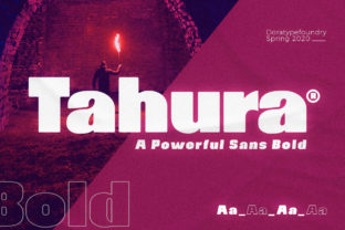 Tahura: A Luxurious Display Font for Branding Success