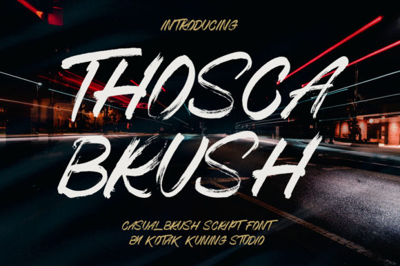 Thosca Brush: A Display Font for Dynamic Web Design