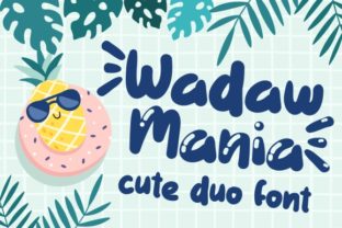 Wadaw Mania: A Bold Display Font for Creative Branding