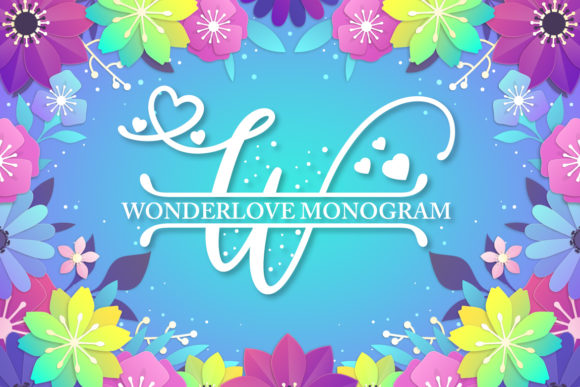 Wonderlove Monogram: A Display Font That Elevates Branding and Design